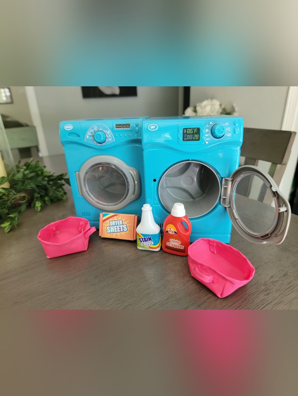 Our GenerationToy Washer & Dryer Playset with Accessories - Works Great!